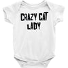 crazy cat lady Baby Onesie