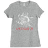 cycling rider gift bike tee life Ladies Fitted T-Shirt