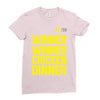 Winner Winner Chicken Dinner Pubg Ladies Fitted T-Shirt