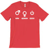 man woman geek T-Shirt