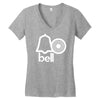 bell records Women's V-Neck T-Shirt
