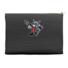 rocket vintage cartoon style Accessory Pouches