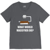 what would macgyver do V-Neck Tee