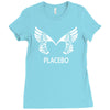 placebo wing logo Ladies Fitted T-Shirt