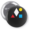 clean bandit shapes geometric Pin-back button