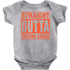 straight outta second grade Baby Bodysuit