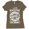Leo Hated By Many Wanted By Plenty Ladies Fitted T-Shirt