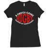 rugby a thugs game played by gentleman Ladies Fitted T-Shirt