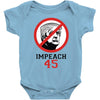 Impeach 45 Stop Trump Baby Bodysuit