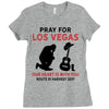 Pray for Las Vegas, Route 91 Harvest 2017 Ladies Fitted T-Shirt
