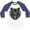 tiger zentangle 3/4 Sleeve Shirt
