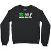 zombie never give up fun Crewneck Sweatshirt