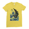 kaiju wave Ladies Fitted T-Shirt