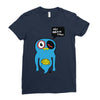 uberpup hey brain cakes! Ladies Fitted T-Shirt