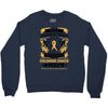 Never Underestimate the Strength of a Childhood Cancer Warrior Crewneck Sweatshirt