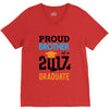 Class of 2017 Proud Brother Graduation V-Neck Tee