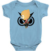 funny black gamming Baby Bodysuit