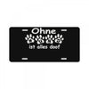 ohne hund ist alles doof License Plate