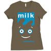 blur milk coffee and tv rock music band Ladies Fitted T-Shirt
