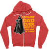 Coolest Dad Ever Next to Darth Vader of Course Zipper Hoodie