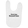 first line second line Baby Bibs