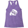 funny face funny Racerback Tank