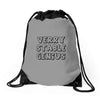verry stable genius Drawstring Bags