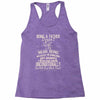 zebra animals lover Racerback Tank