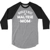 world's best maltese mom 3/4 Sleeve Shirt