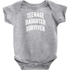 Teenage Daughter Surviver Baby Onesie