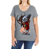 death bunny. Ladies Curvy T-Shirt