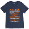 Arians Difficult Ones To Understand Zodiac V-Neck Tee