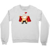 funny flashing naked nude christmas santa claus Crewneck Sweatshirt