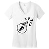f bomb Women's V-Neck T-Shirt