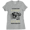 It is Not Just A Hobby It is My Escape From Reality Ladies Fitted T-Shirt