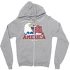 science bless america Zipper Hoodie