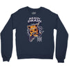 brain drain fox Crewneck Sweatshirt