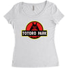 Totoro Park Women's Triblend Scoop T-shirt