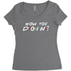 How You Doin of The Friends Parody Women's Triblend Scoop T-shirt