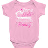 real girls go fishing Baby Bodysuit