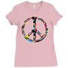 adesivo peace no worries &amp; shocker Ladies Fitted T-Shirt