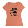 get to da choppa Women's Triblend Scoop T-shirt