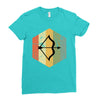 vintage sagittarius Ladies Fitted T-Shirt