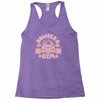 bowser's gym Racerback Tank