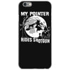 my pointer rides shotgun iPhone 6/6s Case