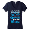 Saba Was Created because Grankids Need Real Heroes Women's V-Neck T-Shirt