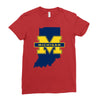 Indiana for Michigan - Limited edition Ladies Fitted T-Shirt