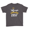 kings are born in 1957 Youth Tee