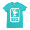 money shot Ladies Fitted T-Shirt