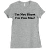 im not short funny t shirt humor nerd geek tee s 3xl Ladies Fitted T-Shirt